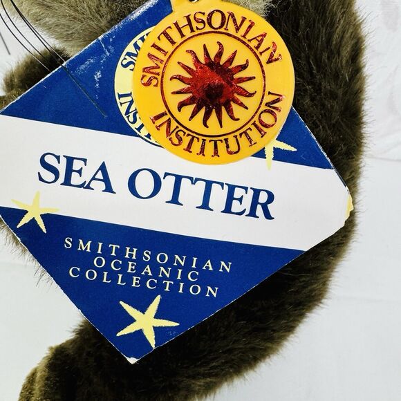 5 for $25| VTG 1995 Smithsonian Institution Oceanic Collection Sea Otter 11" - Picture 6 of 12